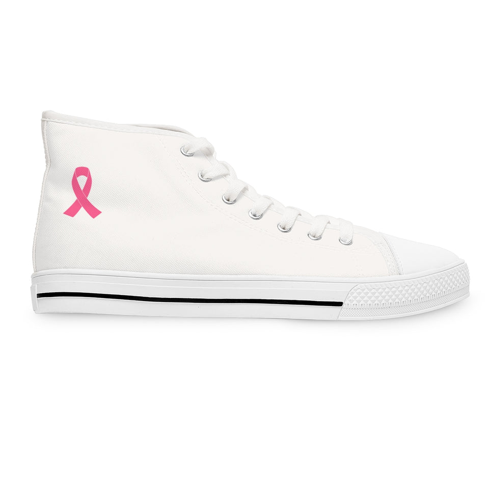 Breast Cancer Awareness High Top Sneakers