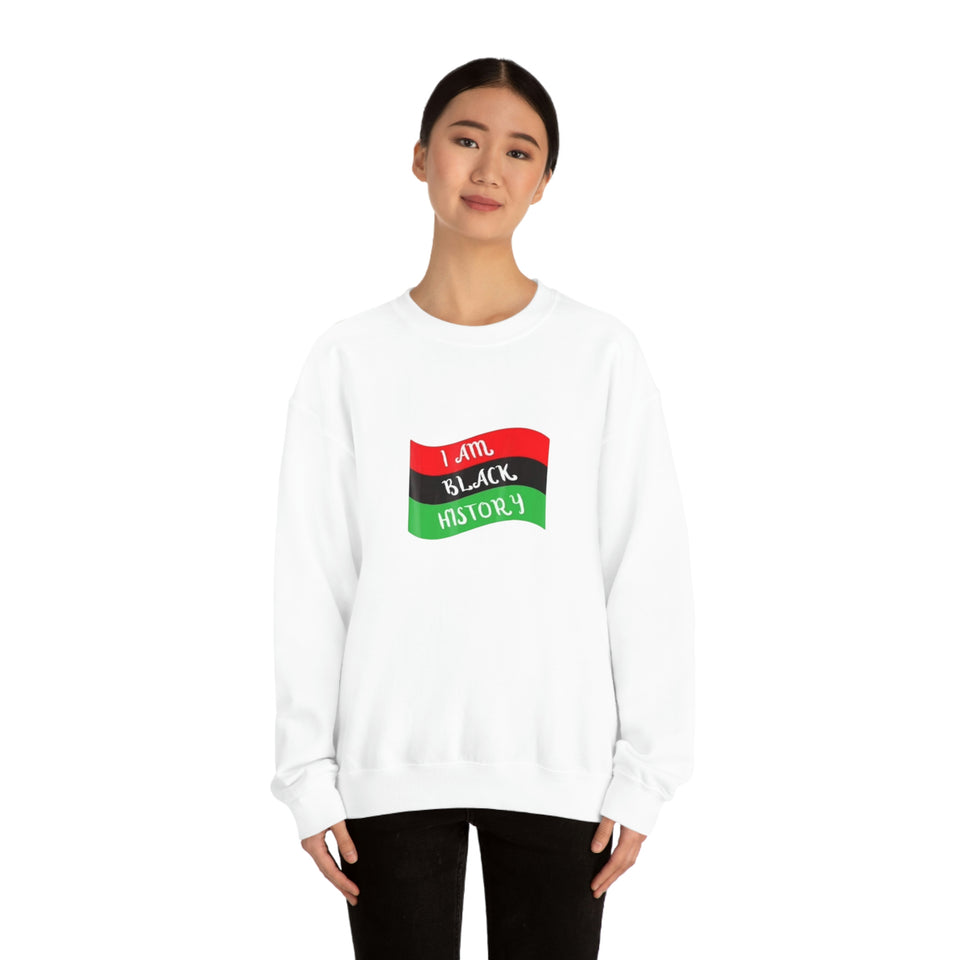 I Am Black History Unisex Heavy Blend™ Crewneck Sweatshirt