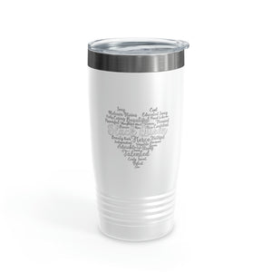 Black Queen Ringneck Tumbler, 20oz