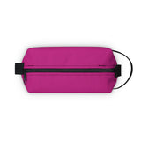 Earth Angel Pink Black Toiletry Bag