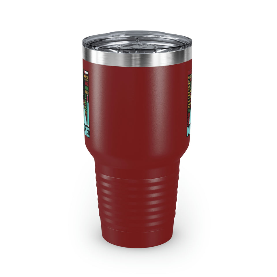 Black Nurse Ringneck Tumbler, 30oz