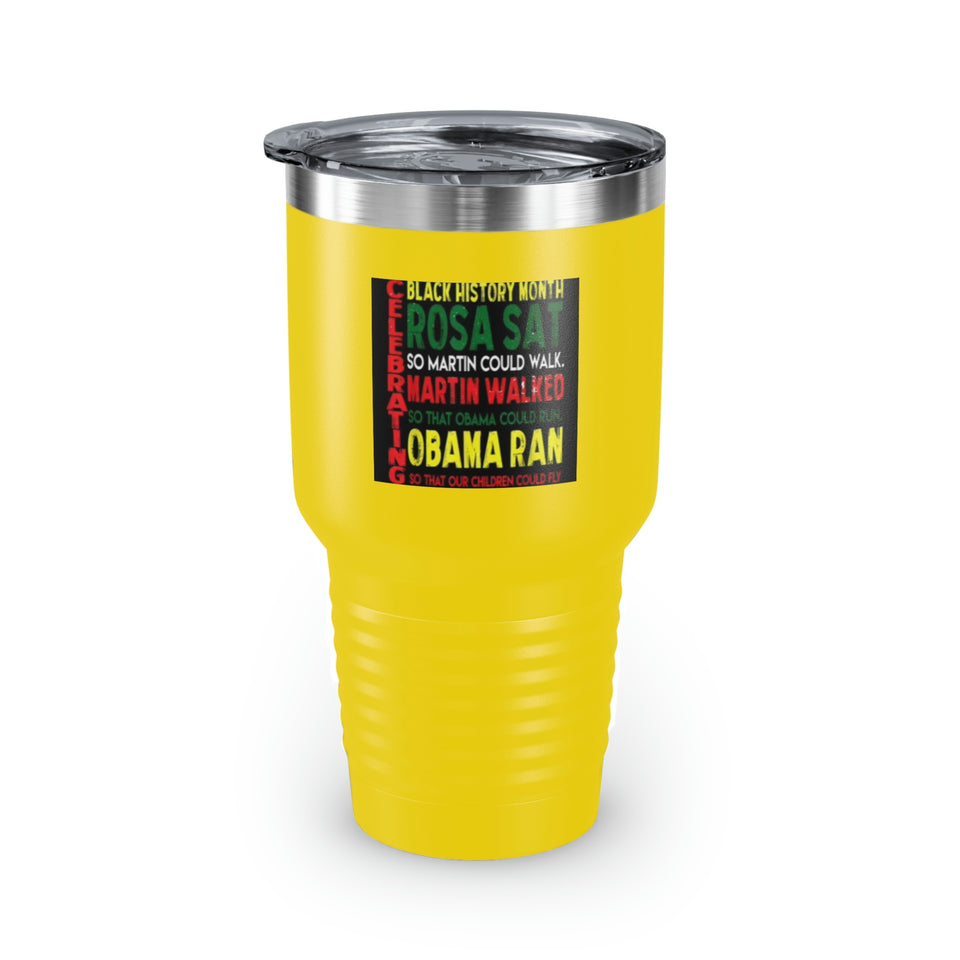 Celebrating Black History Month Ringneck Tumbler, 30oz