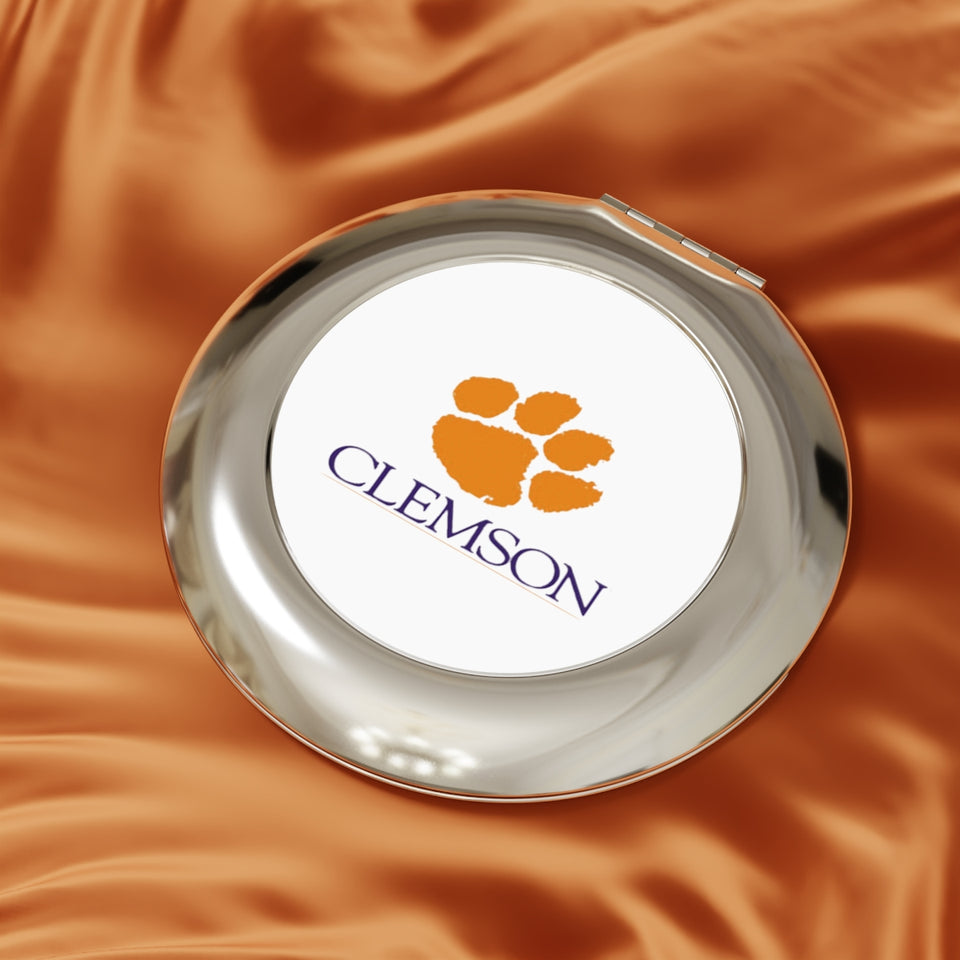 Clemson University Compact Travel Mirror