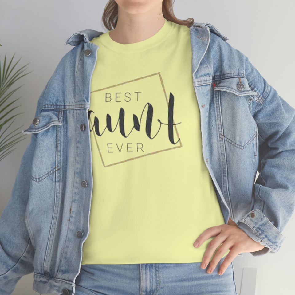 Best Aunt Ever Unisex Heavy Cotton Tee