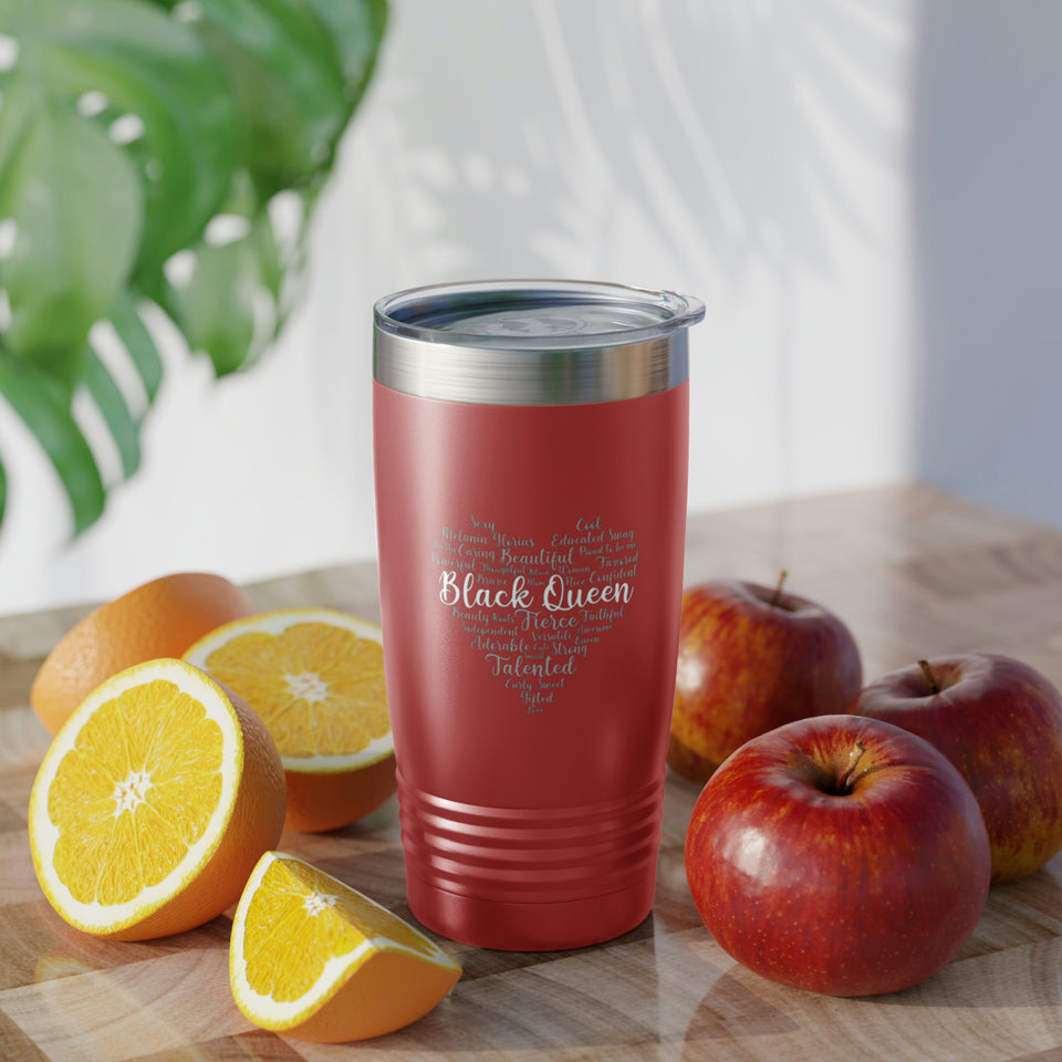 Black Queen Ringneck Tumbler, 20oz