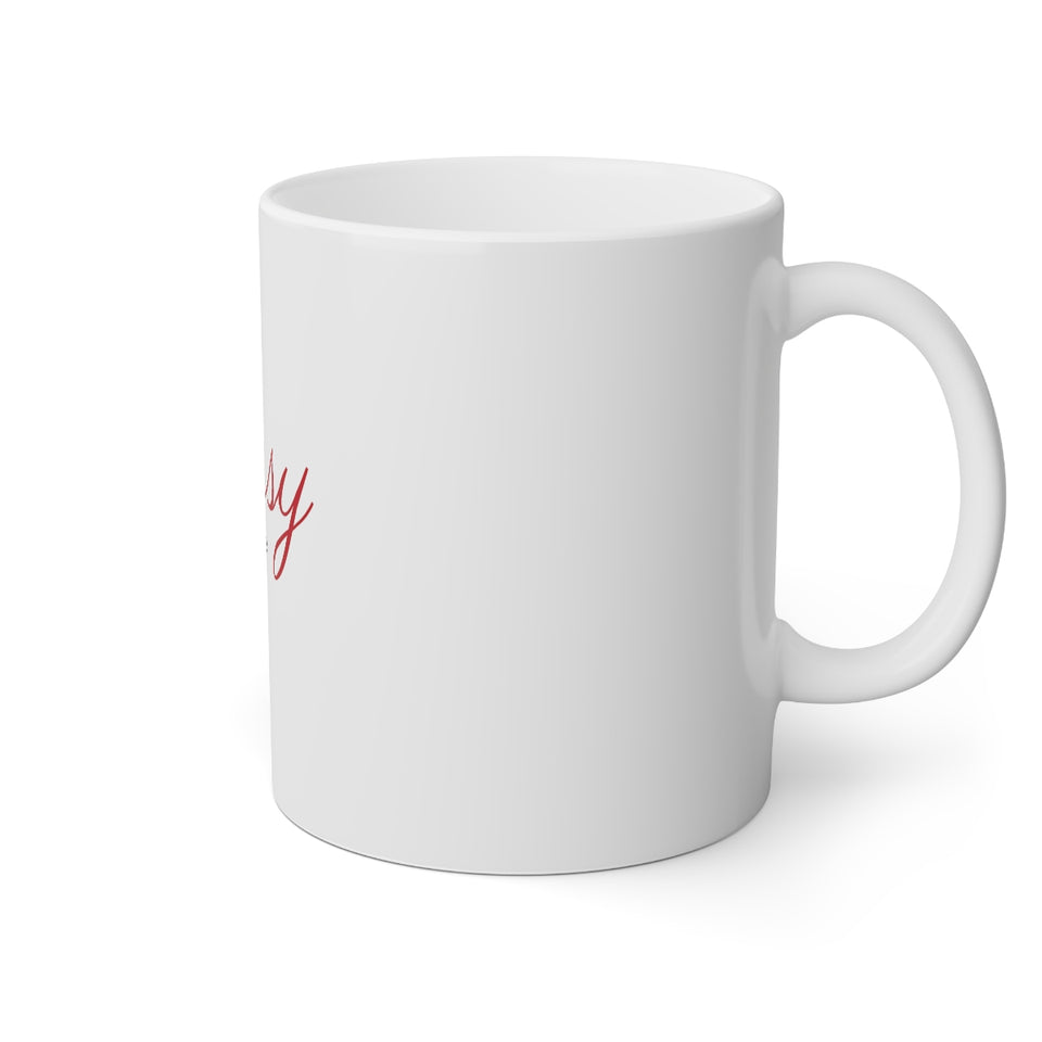 Classy But I Cuss A Little White Mug, 11oz