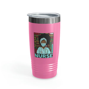 Black Nurse Ringneck Tumbler, 20oz