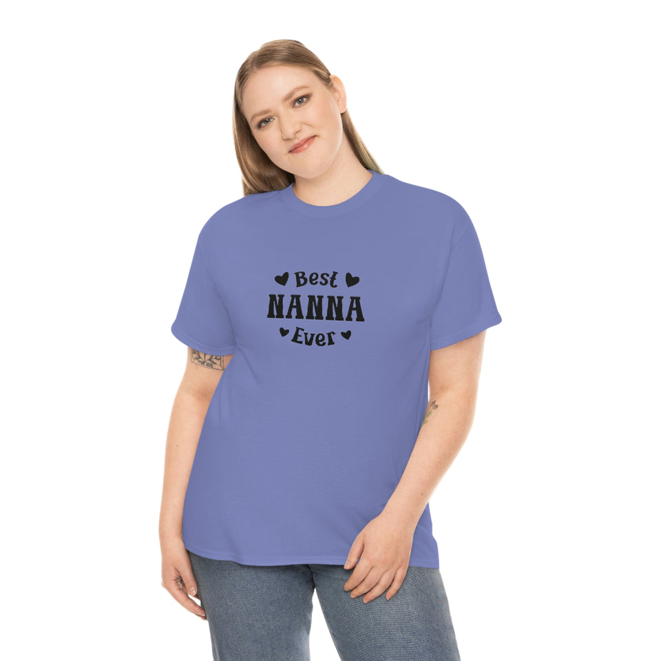 Best Nanna Ever Unisex Heavy Cotton Tee