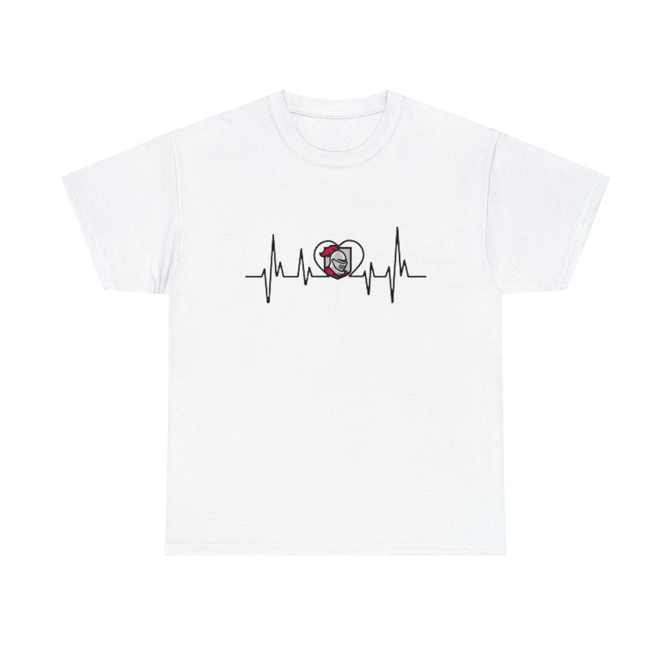 Belmont Abbey Heartbeat Unisex Heavy Cotton Tee