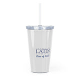 Charlotte Latin Class of 2023 Plastic Tumbler with Straw