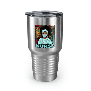 Black Nurse Ringneck Tumbler, 30oz