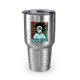 Black Nurse Ringneck Tumbler, 30oz