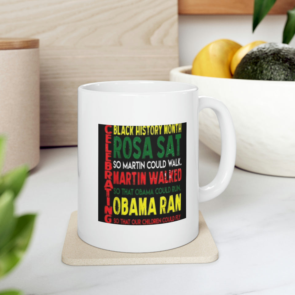 Celebrating Black History Month Ceramic Mug 11oz