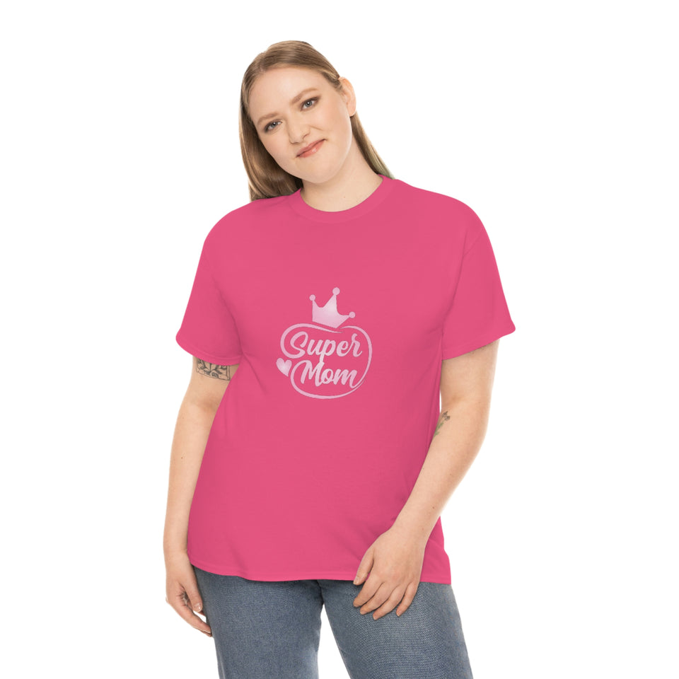 Super Mom Unisex Heavy Cotton Tee