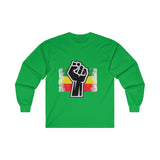 Black Fist Ultra Cotton Long Sleeve Tee