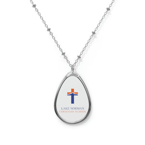 Lake Norman Christian School Oval Necklace