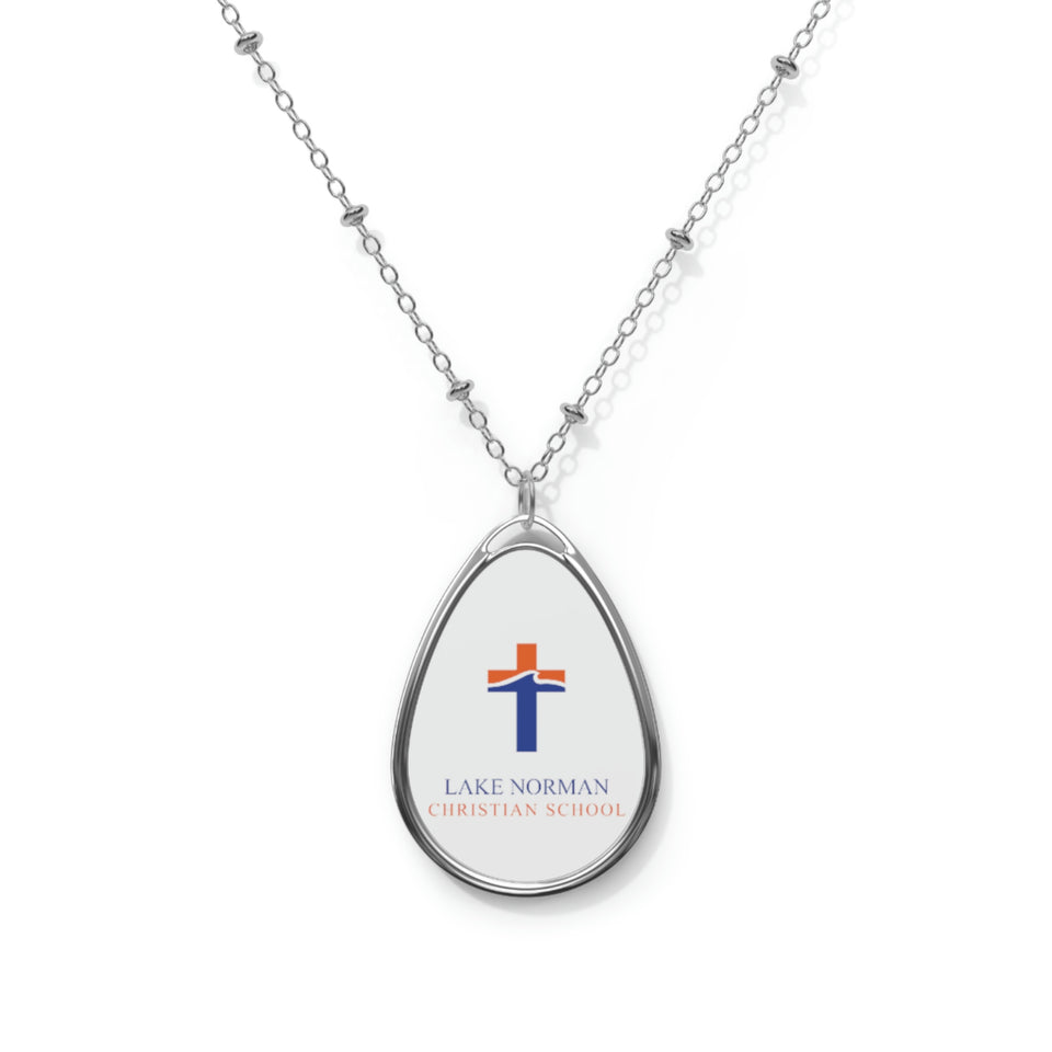 Lake Norman Christian School Oval Necklace