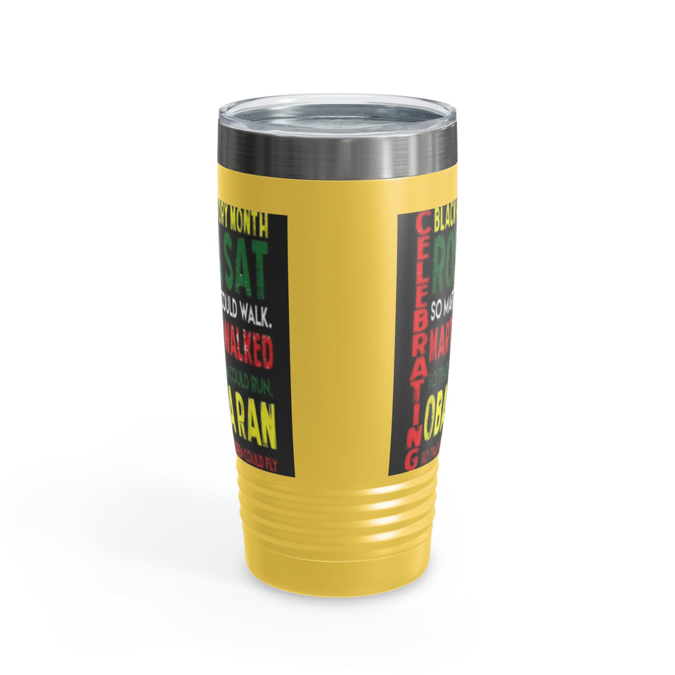 Celebrating Black History Month Ringneck Tumbler, 20oz