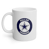 Dallas Cowboys White Mug, 11oz