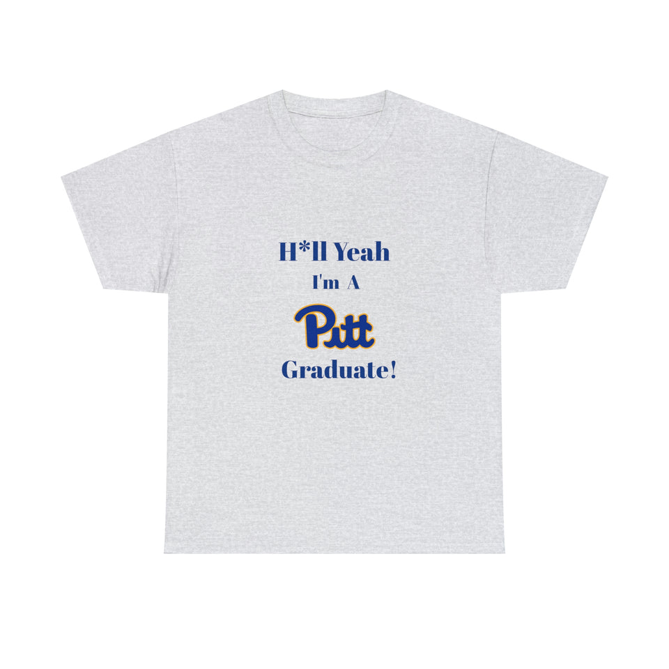 H*ll Yeah! University of Pittsburgh Unisex Heavy Cotton Tee