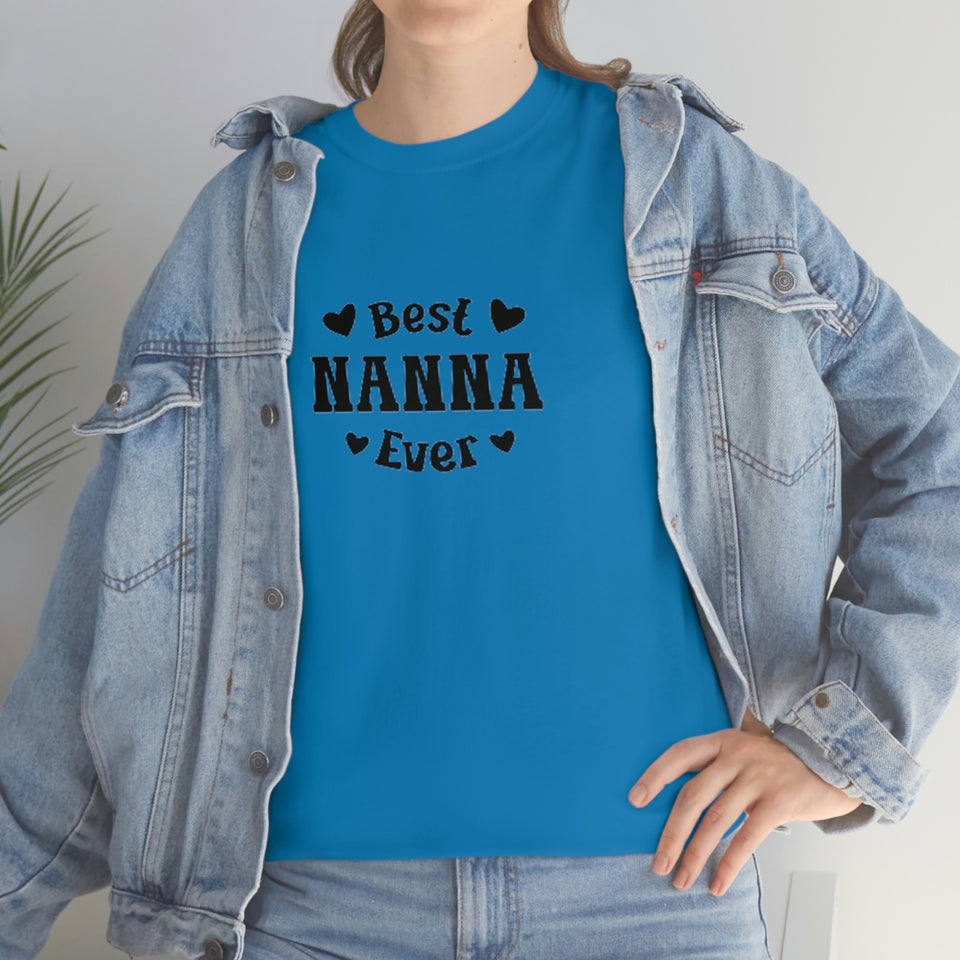 Best Nanna Ever Unisex Heavy Cotton Tee