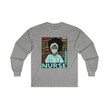 Black Nurse Long Sleeve Tee