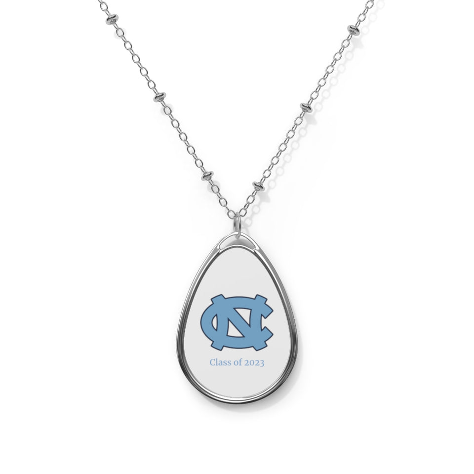 UNC Class of 2023 Oval Necklace