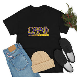 Omega Psi Phi Unisex Heavy Cotton Tee