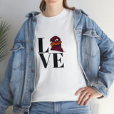 LOVE Virginia Tech Unisex Heavy Cotton Tee