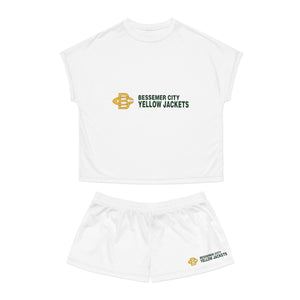 Bessemer City Yellow Jackets Women's Short Pajama Set (AOP)