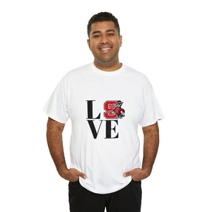 LOVE NCSU Unisex Heavy Cotton Tee
