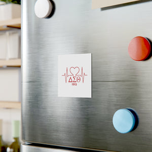 Delta Heartbeat Square Magnet