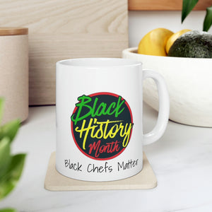 Black Chefs Matter Ceramic Mug 11oz