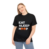 Eat Sleep Hoop Unisex Heavy Cotton Tee