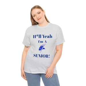 H*ll Yeah! Elizabeth City State Vikings Senior Unisex Heavy Cotton Tee