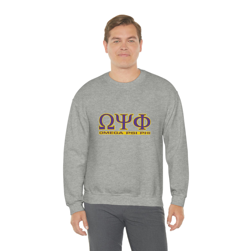 Omega Psi Phi Unisex Heavy Blend™ Crewneck Sweatshirt