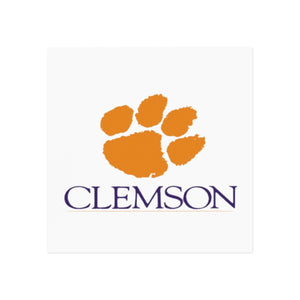 Clemson University Square Magnet