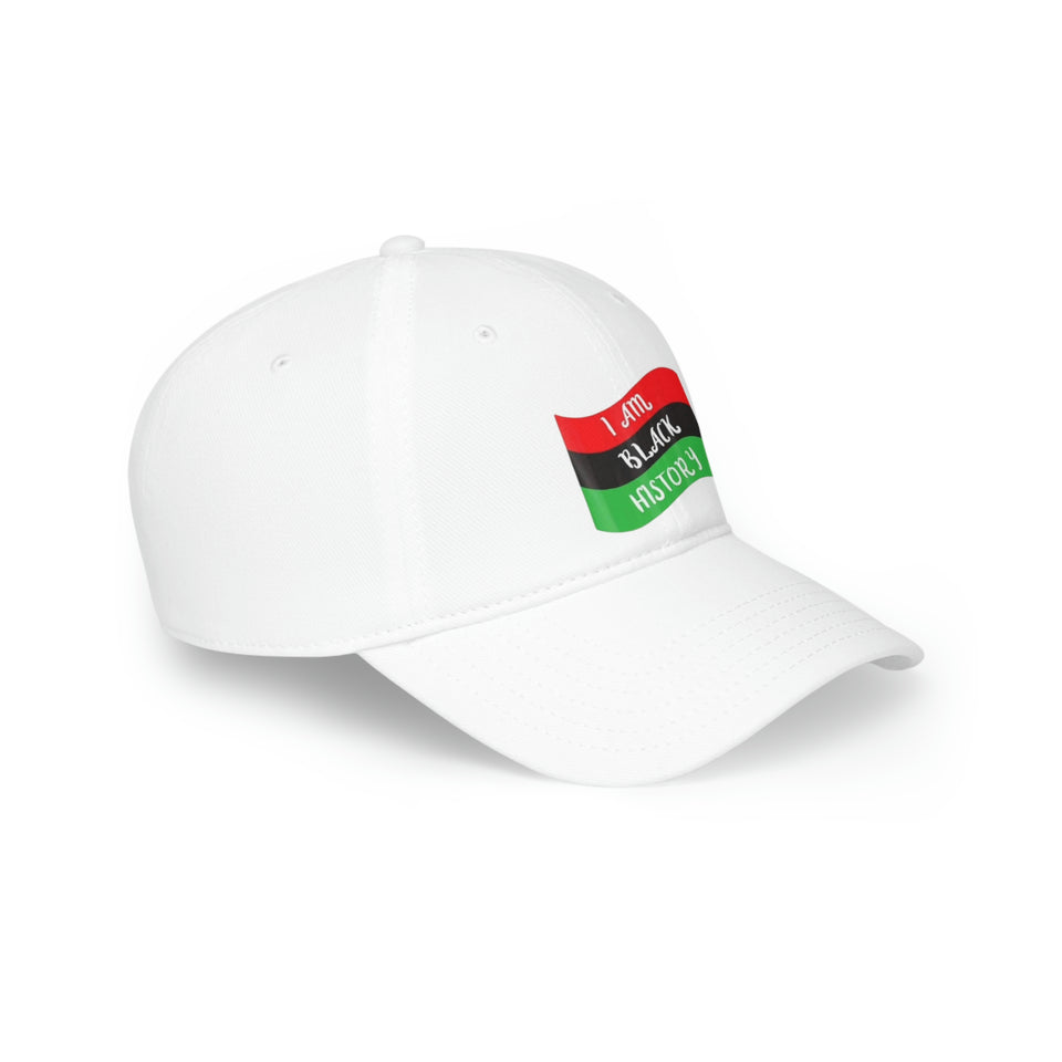 I Am Black History Low Profile Baseball Cap