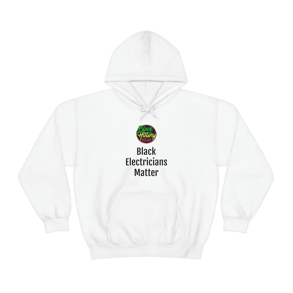 Black Electricians Matter Hooded Sweatshirt