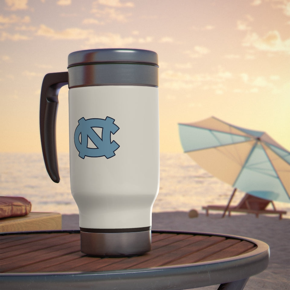 UNC Travel Mug with Handle, 14oz