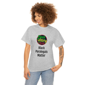 Black Paralegals Matter Cotton Tee