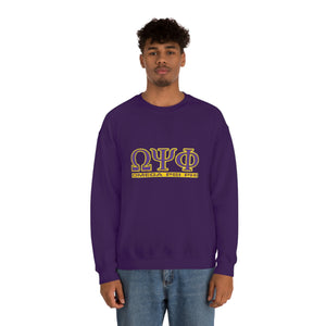 Omega Psi Phi Unisex Heavy Blend™ Crewneck Sweatshirt