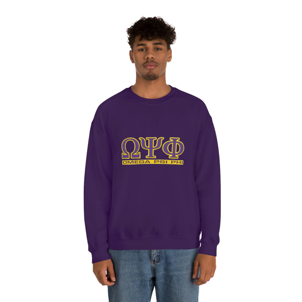Omega Psi Phi Unisex Heavy Blend™ Crewneck Sweatshirt