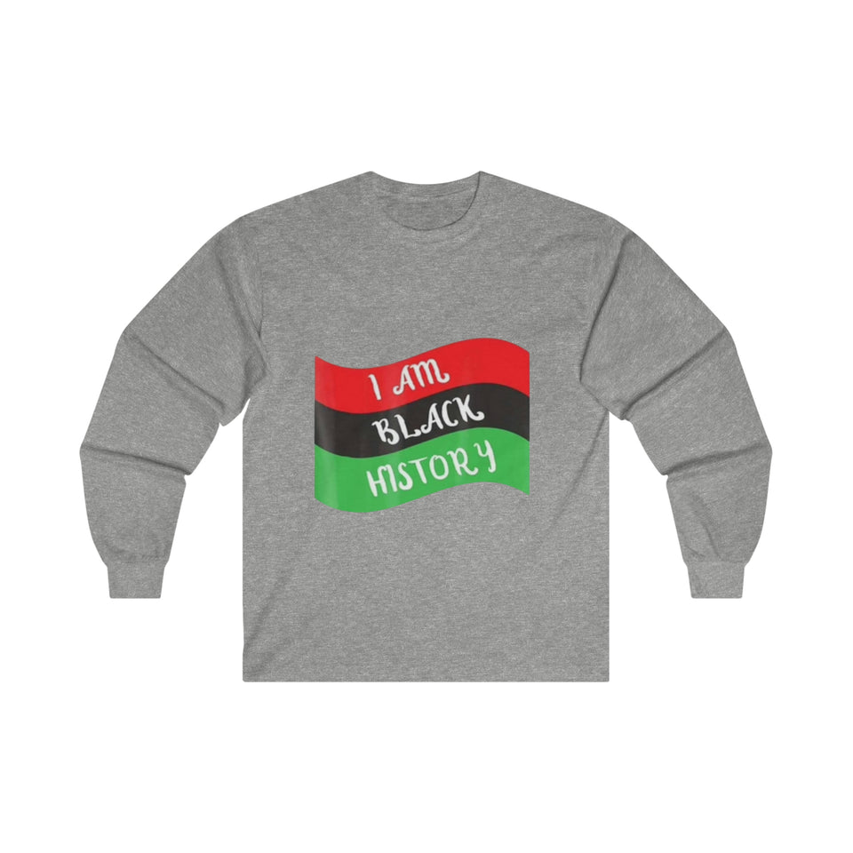 I Am Black History Ultra Cotton Long Sleeve Tee