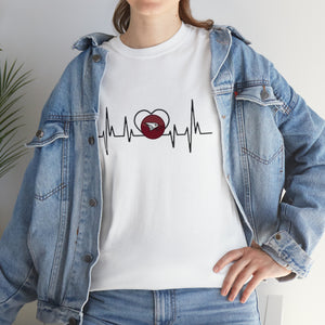 North Carolina Central University Heartbeat Unisex Heavy Cotton Tee