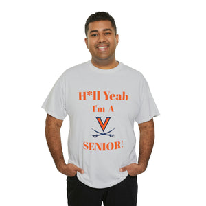 H*ll Yeah! Virginia Cavaliers Senior Unisex Heavy Cotton Tee