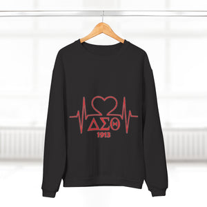 Delta Heartbeat Unisex Crew Neck Sweatshirt