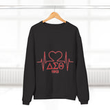 Delta Heartbeat Unisex Crew Neck Sweatshirt
