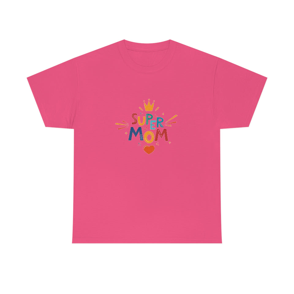 Super Mom Unisex Heavy Cotton Tee
