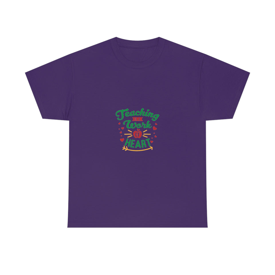 Work of Heart Cotton Tee